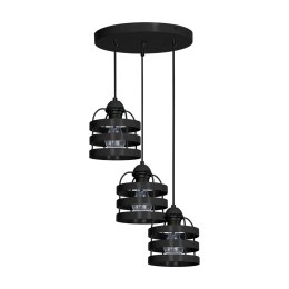 Lampa wisząca LARS BLACK 3xE27