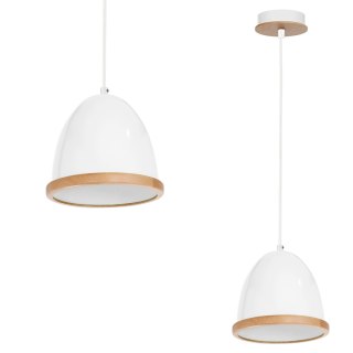 Lampa wisząca Studio Biały 1xE27
