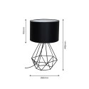 Lampka nocna BASKET BLACK 1xE27