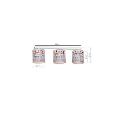 Lampa Sufitowa BALLERINA 3xE27 Lampa Sufitowa BALLERINA 3xE27