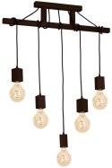 Lampa Wisząca JACK 5xE27 Orzech