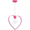 Lampa wisząca AMORE DARK PINK 1xE27