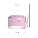 Lampa wisząca BALETNICA PINK 1XE27