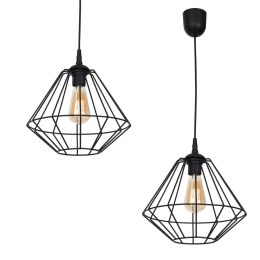 Lampa wisząca COLIN BLACK 1xE27