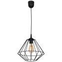 Lampa wisząca COLIN BLACK 1xE27