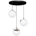 Lampa wisząca SFERA BLACK/CHROME 3xE14