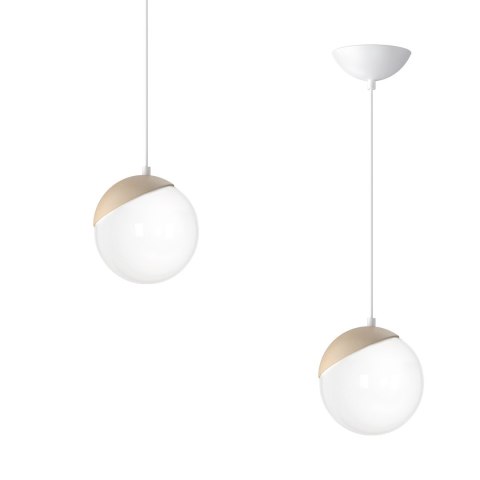 Lampa wisząca SFERA WOOD 1xE14