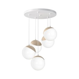 Lampa wisząca SFERA WOOD 5xE14