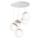 Lampa wisząca SFERA WOOD 5xE14