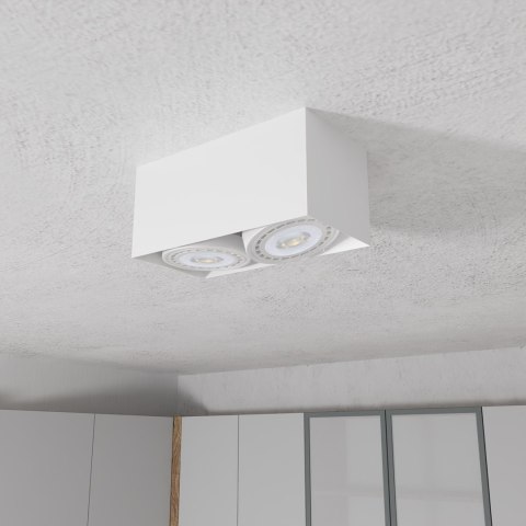 Oprawa Natynkowa Plaza 2xGU10 AR111 Biały