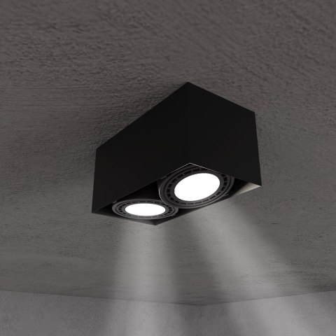 Oprawa Natynkowa Plaza 2xGU10 AR111 Czarny