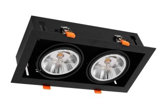 Oprawa Podtynkowa Plaza 2xGU10 AR111 Czarny