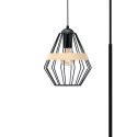 Lampa stojąca CLIFF BLACK 1xE27