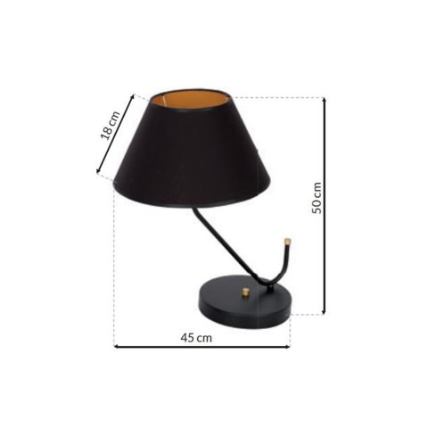 Lampa stołowa VICTORIA BLACK 1xE27 Lampa stołowa VICTORIA BLACK 1xE27