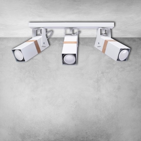 Lampa sufitowa Vidar 3xGU10 Biały