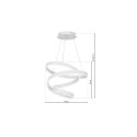 Lampa wisząca ANDROMEDA WHITE 100W LED