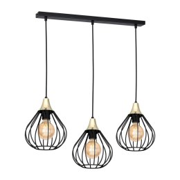 Lampa wisząca KANE BLACK 3xE27