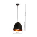 Lampa wisząca VEGAS 1xE27