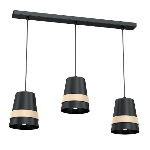 Lampa wisząca VENEZIA BLACK 3xE27