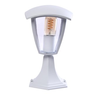 Lampa ogrodowa stojąca Fox 1xE27 Mała Biały