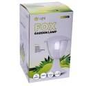 Lampa ogrodowa stojąca FOX WHITE 1xE27 Mała