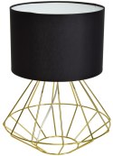 Lampa stojąca LUPO BLACK/GOLD 1xE27