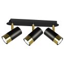 Lampa sufitowa DANI BLACK/GOLD 3xGU10