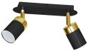 Lampa sufitowa JOKER BLACK/GOLD 2xGU10