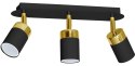 Lampa sufitowa JOKER BLACK/GOLD 3xGU10