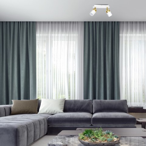 Lampa sufitowa Joker 2xGU10 Biały/Złoty
