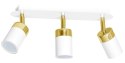 Lampa sufitowa JOKER WHITE/GOLD 3xGU10