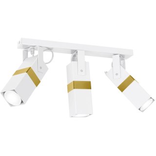 Lampa sufitowa Vidar 3xGU10 Biały/Złoty