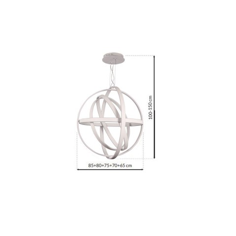 Lampa wisząca COPERNICUS WHITE 260W LED Lampa wisząca COPERNICUS WHITE 260W LED