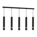 Lampa wisząca JOKER BLACK/GOLD 5xGU10