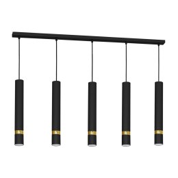 Lampa wisząca JOKER BLACK/GOLD 5xGU10