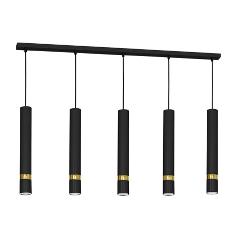 Lampa wisząca JOKER BLACK/GOLD 5xGU10