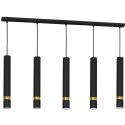 Lampa wisząca JOKER BLACK/GOLD 5xGU10