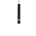 Lampa wisząca JOKER BLACK/WOOD 1xGU10