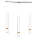 Lampa wisząca JOKER WHITE/WOOD 3xGU10