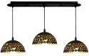 Lampa wisząca LISA BLACK 3xE27