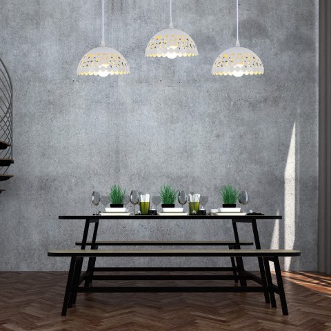 Lampa wisząca Lisa Biały 3xE27