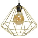 Lampa wisząca LUPO BLACK/GOLD 1xE27