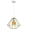 Lampa wisząca LUPO WHITE/GOLD 1xE27