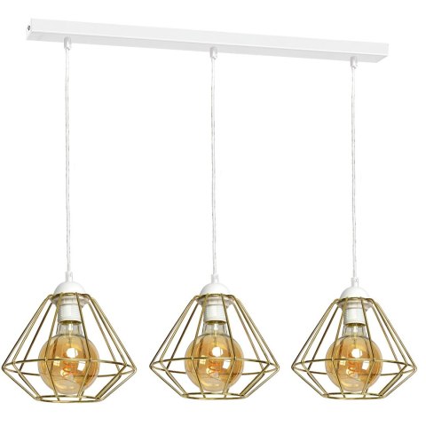 Lampa wisząca LUPO WHITE/GOLD 3xE27