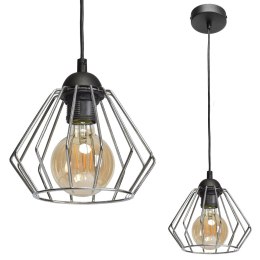 Lampa wisząca NORMAN BLACK 1xE27