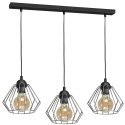 Lampa wisząca NORMAN BLACK 3xE27