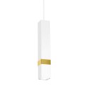 Lampa wisząca VIDAR WHITE/GOLD 1xGU10