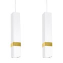 Lampa wisząca VIDAR WHITE/GOLD 3xGU10