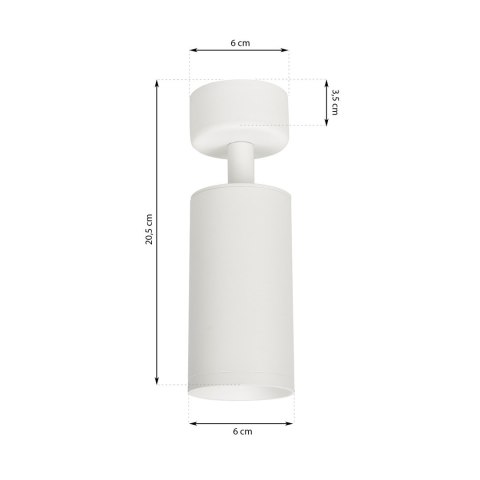 Oprawa Mica Spot Biały 1xGU10