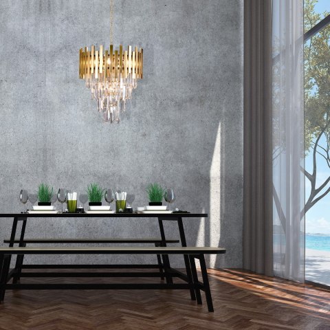 Żyrandol ASPEN II GOLD 9xE14 Żyrandol ASPEN II GOLD 9xE14